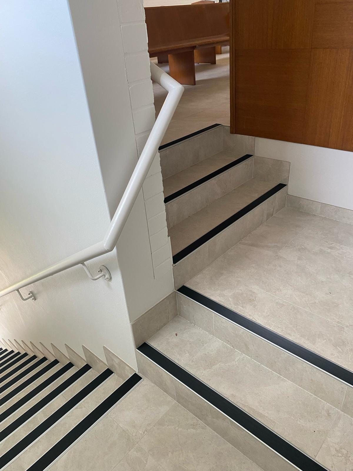 Stair Nosings on Tiled Stairs